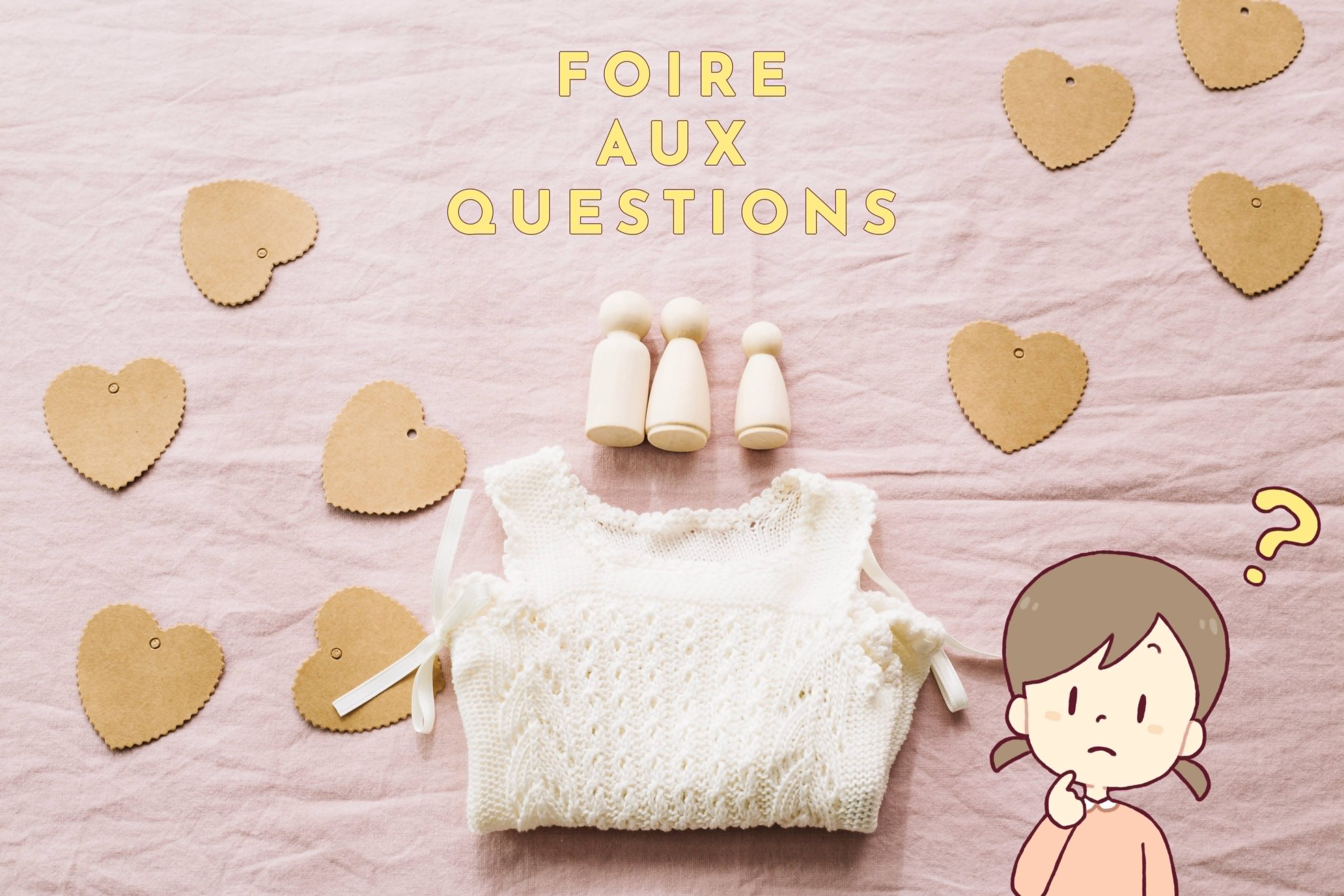 image rose avec des coeurs marron , FAQ vétements seconde main 